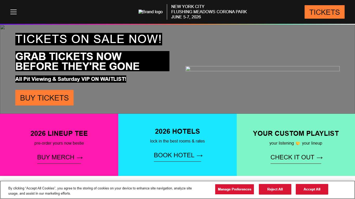 The Governors Ball New York City June 5-7, 2026